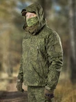 Костюм демисезонный на флисе ткань Софтшелл Softshell цвет камуфляж Цифра