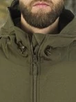 Костюм демисезонный на флисе ткань Софтшелл Softshell цвет олива olive