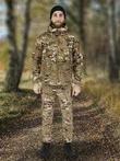 Костюм демисезонный на флисе ткань Софтшелл Softshell цвет камуфляж mtp