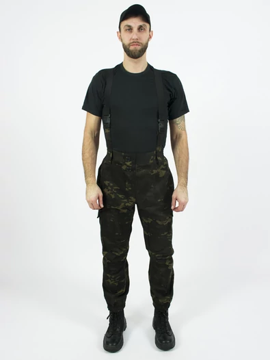 Костюм тактический для охоты летний "Hunter" ткань Твилл камуфляж MTP black