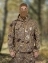 Куртка мужская Kamukamu тактическая военная демисезонная на флисе ткань Softshell камуфляж feretato desert
