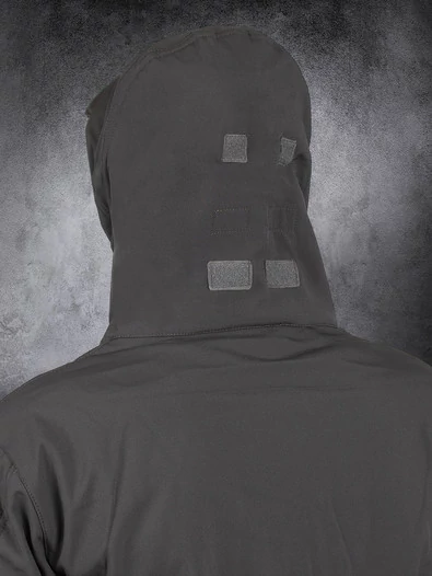 Куртка мужская Kamukamu тактическая военная демисезонная на флисе ткань Softshell цвет Серый