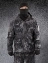 Куртка мужская Kamukamu тактическая военная демисезонная на флисе ткань Softshell цвет камуфляж Python (ночь)