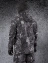 Куртка мужская Kamukamu тактическая военная демисезонная на флисе ткань Softshell цвет камуфляж Python (ночь)