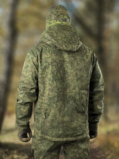Куртка мужская Kamukamu тактическая военная демисезонная на флисе ткань Softshell цвет камуфляж цифра