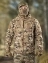 Куртка мужская Kamukamu тактическая военная демисезонная на флисе ткань Softshell цвет камуфляж MTP