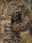 Куртка мужская Kamukamu тактическая военная демисезонная на флисе ткань Softshell цвет камуфляж MTP