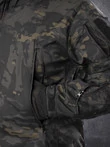 Куртка мужская Kamukamu тактическая военная демисезонная на флисе ткань Softshell цвет камуфляж mtp black