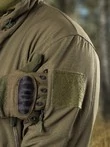 Куртка мужская Kamukamu тактическая военная демисезонная на флисе ткань Softshell цвет Олива зеленая