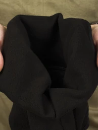 Балаклава Kamukamu флисовая зимняя с эластичными вставками AIR flow цвет Черный (Black)