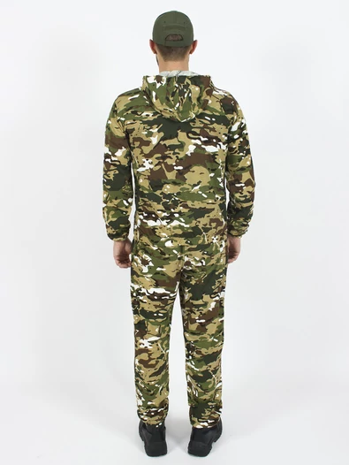 Спортивный трикотажный костюм летний камуфляж MTP