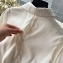Платье длинное шифоновое с тюлем цвет молочный