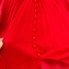 Платье шифоновое длинное плиссе цвет красный