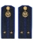 Погоны ФСБ на куртку цвет синий пластик, звание Лейтенант 14х5,5см