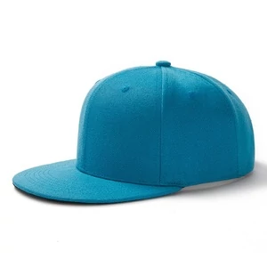 Бейсболка летняя с прямым козырьком Snapback цвет небесно-голубой