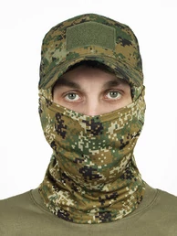 Комплект Бейсболка BBC + балаклава камуфляж Marpat