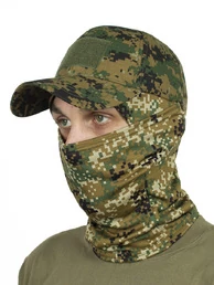 Комплект Бейсболка BBC + балаклава камуфляж Marpat
