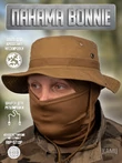 Туристическая панама со шнурком Bonnie, цвет песочный (койот/coyote)