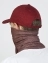Бафф мультибандана шарф однотонный цвет красно-коричневый