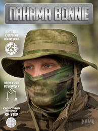 Панама Bonnie камуфляжная цвет зелёный мох