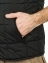Жилет мужской утепленный до -5  стеганный "Комфорт" ткань Дюспо цвет черный