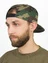 Бейсболка летняя с прямым козырьком Snapback цвет камуфляж Woodland grey