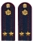 Погоны ФСИН комплект 3шт. картон (в сборе) укомплектованные с фурнитурой звание подполковник 14х5 см