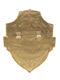 Знак на булавке из алюминия Дежурный по учебному центру