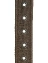 Ремень брючный текстильный с кожаными вставками цвет коричневый