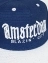 Бейсболка летняя с прямым козырьком Snapback Amsterdam цвет синий