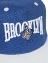 Бейсболка летняя с прямым козырьком Snapback Brooklyn цвет синий
