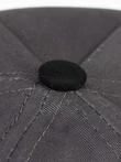 Бейсболка летняя с прямым козырьком Snapback с нашивкой Кеды цвет серый