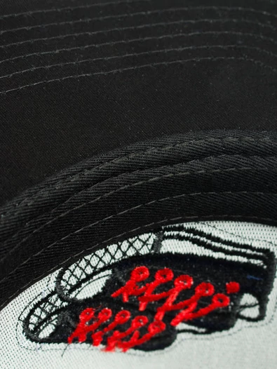 Бейсболка летняя с прямым козырьком Snapback с нашивкой Кеды цвет серый