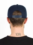 Бейсболка летняя с прямым козырьком Snapback цвет синий