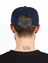 Бейсболка летняя с прямым козырьком Snapback цвет синий