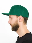 Бейсболка летняя с изогнутым козырьком Snapback цвет зеленый