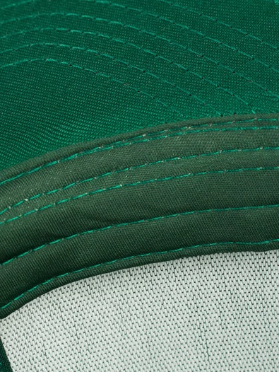 Бейсболка летняя с изогнутым козырьком Snapback цвет зеленый