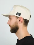 Бейсболка летняя с прямым козырьком Snapback с нашивкой Amsterdam цвет бежевый