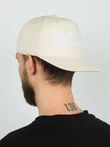 Бейсболка летняя с прямым козырьком Snapback с нашивкой Amsterdam цвет бежевый