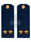 Погоны ФСБ на китель цвет синий картон, звание Подполковник 14х5,5см