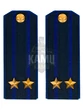 Погоны ФСБ на китель цвет синий картон, звание Подполковник 14х5,5см