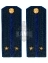 Погоны ФСБ на китель цвет синий картон, звание Лейтенант 14х5,5см