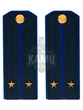 Погоны ФСБ на китель цвет синий картон, звание Лейтенант 14х5,5см