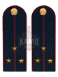 Погоны ФСИН на КИТЕЛЬ картон (в сборе) укомплектованные с фурнитурой звание Старший Лейтенант 14х5 см