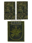 Комплект погоны и шеврон для военной кафедры МГТУ им.Баумана (Полевой)