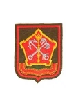 Нашивка (шеврон вышитый) на рукав Западный военный округ (олив. ткань, цветные нити) (2503202)
