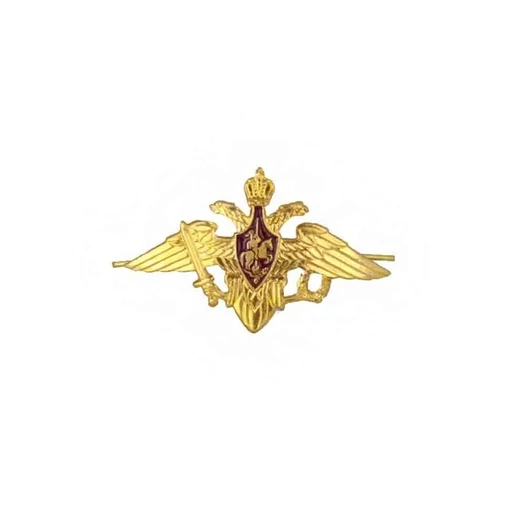 Орел на пилотку и берет Министерства обороны