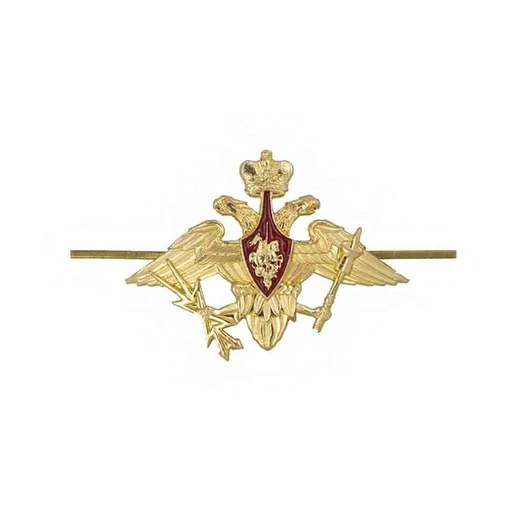 Орел на тулью фуражки Космические войска
