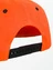 Бейсболка летняя с прямым козырьком Snapback цвет оранжевый с черным козырьком