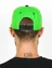 Бейсболка летняя с прямым козырьком Snapback цвет салатовый с черным козырьком